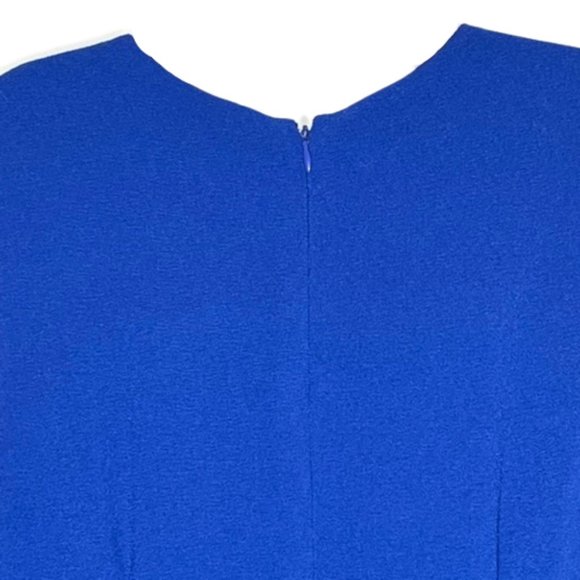 41 Hawthorn Royal Blue/Black Fit/Flare Knit Dress - M - Picture 7 of 10